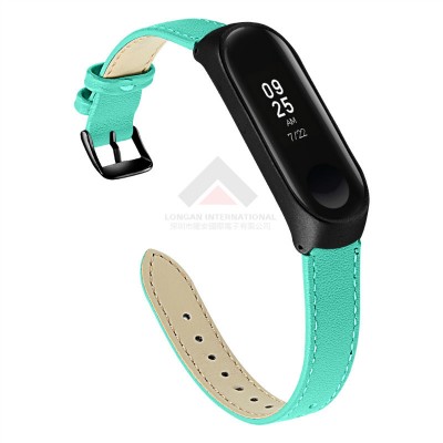 Replacement Leather Wristband Bracelet For Xiaomi Mi Band 3 Mi Band 4