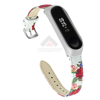 For Xiaomi Mi Band 4 Replacement Leather Wristband