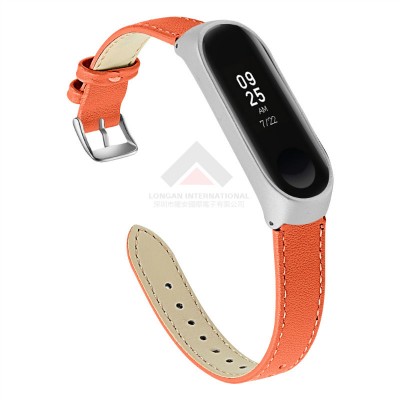 For Xiaomi Mi Band 4 Watch Strap Leather