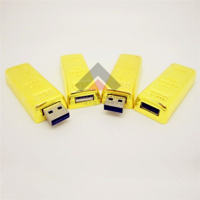 Manufacture Supply Gold Bar USB Flash Drive