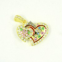 Heart Shape Jewelry USB Flash Drive 16GB