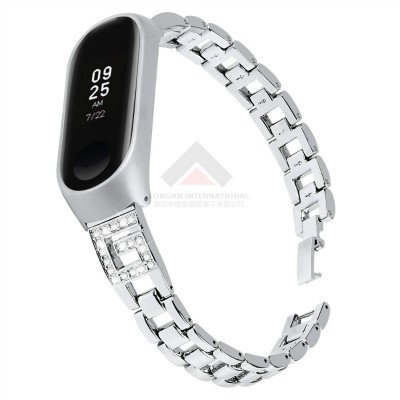 For Xiaomi Mi Band 4 Stainless Steel Watch Band For Women